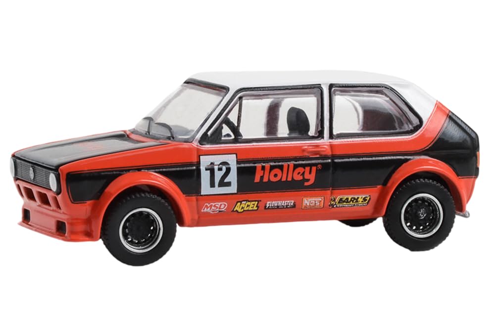 Collectibles Greenlight 36090-E Club Vee-Dub Series 18 - V W 1976 Rabbit GTI Widebody - Holley Performance 1/64 Scale Diecast