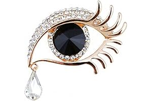 Angel Tears Chanel Inspired CC Brooch Lapel Pin