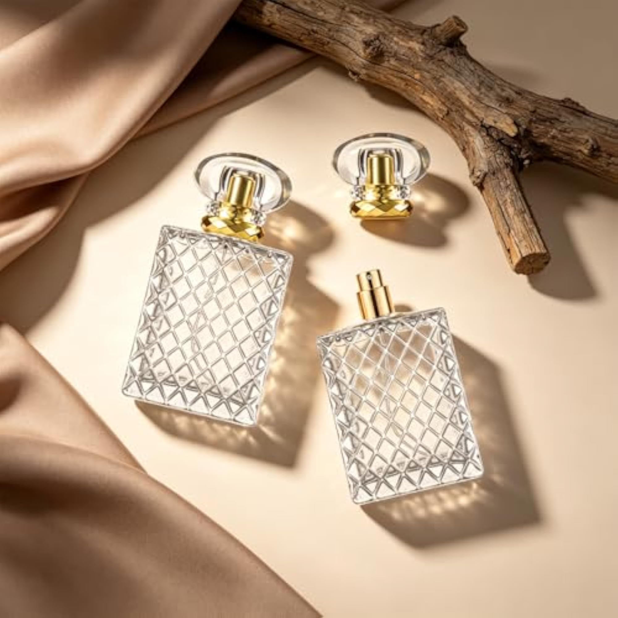 100ml Large Clear Thick Glass Empty Bottle