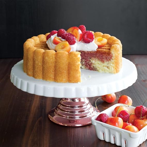 Nordic Ware 83577 Charlotte cake mold, one size, gold color.