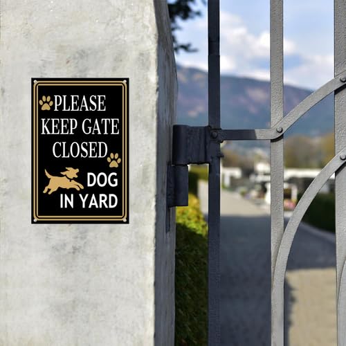 Cartello di avvertimento Keep Gate Closed Cows in Area Activity Sign Farm Sign Road Sign Business Sign 15 x 20 cm alluminio metallo latta segno