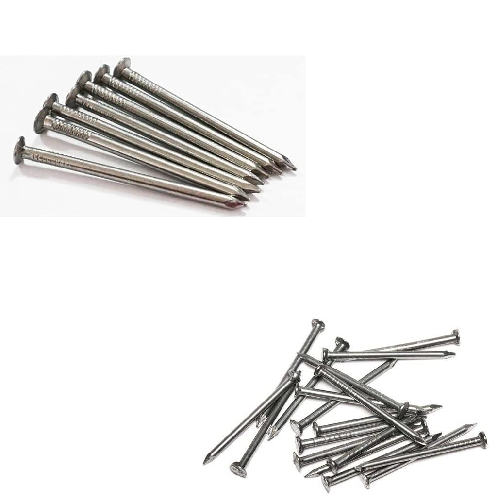 SISI UK® 20 x Premium Hardened Ribbed Concrete Hard Wall Masonry Nail 25mm 30mm 40mm 50mm 75mm Garden Batten tack (25mm)