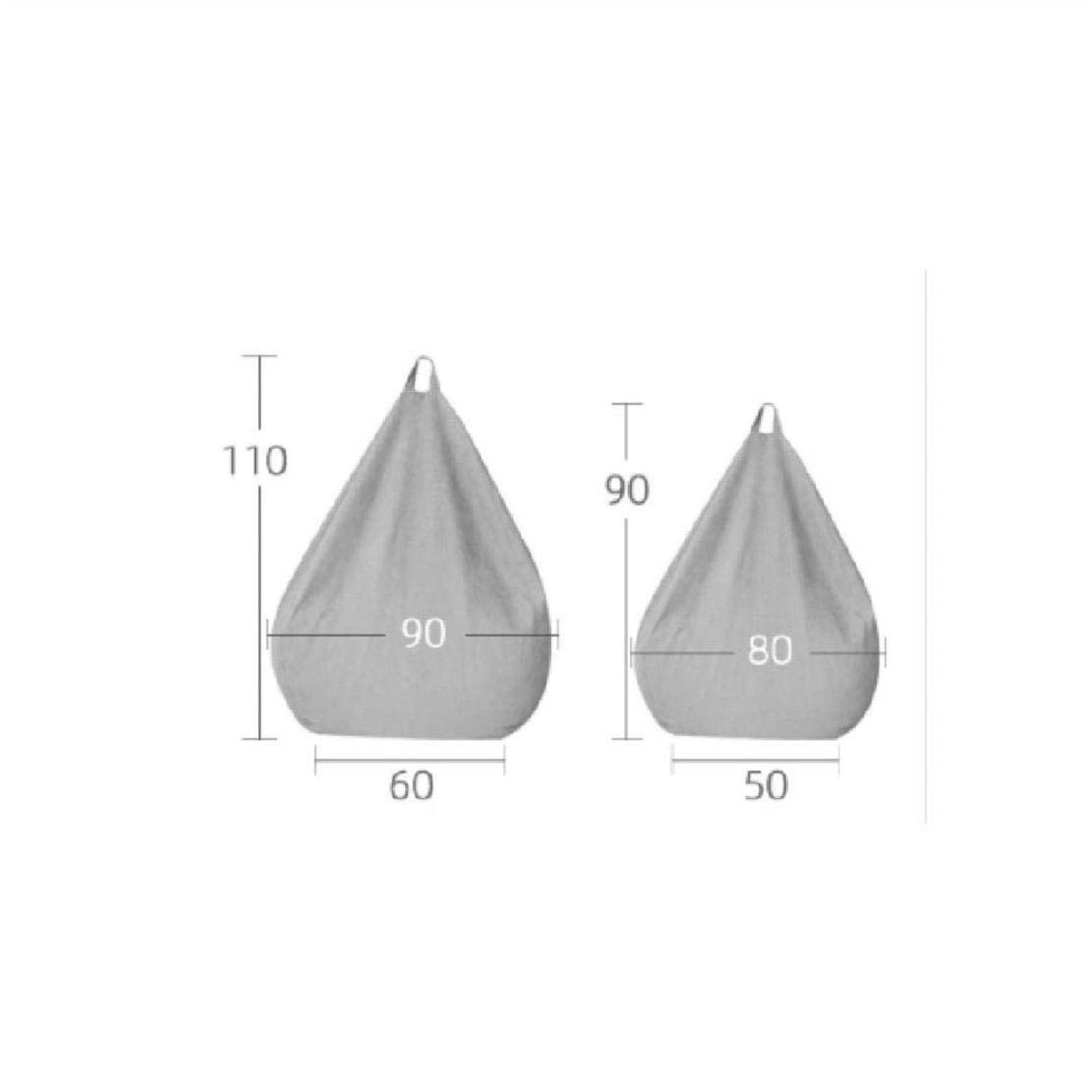 Respaldo Alto Puf Cubierta de la Silla Salón o Silla para Juegos Resistente al Agua Juego Puf para Sala de Estar,90 * 80 * 50