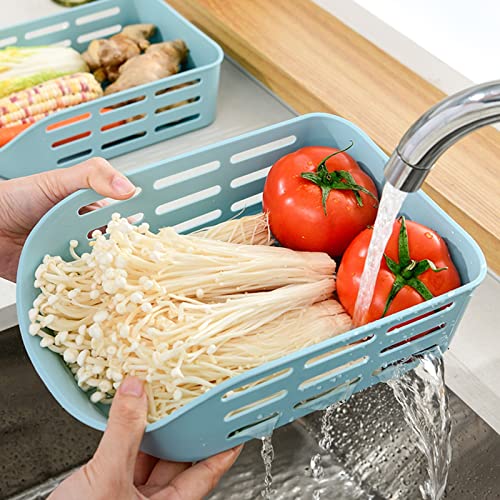 Carrito multiusos para despensa y armarios con cestas de plástico apilables 3