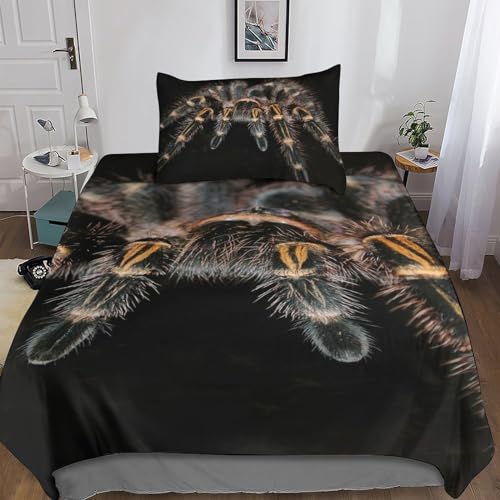 Housse de couette fermeture éclair facile et parure de lit 3D pour simplifier le quotidien