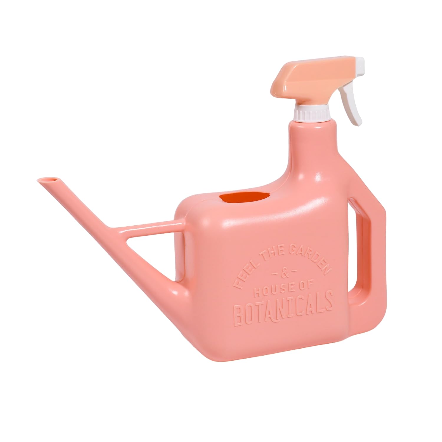 PETAL & FLOW Arrosoir 2 en 1 et vaporisateur pour plantes d'intérieur et d'extérieur, 1,6 l (rose abricot)