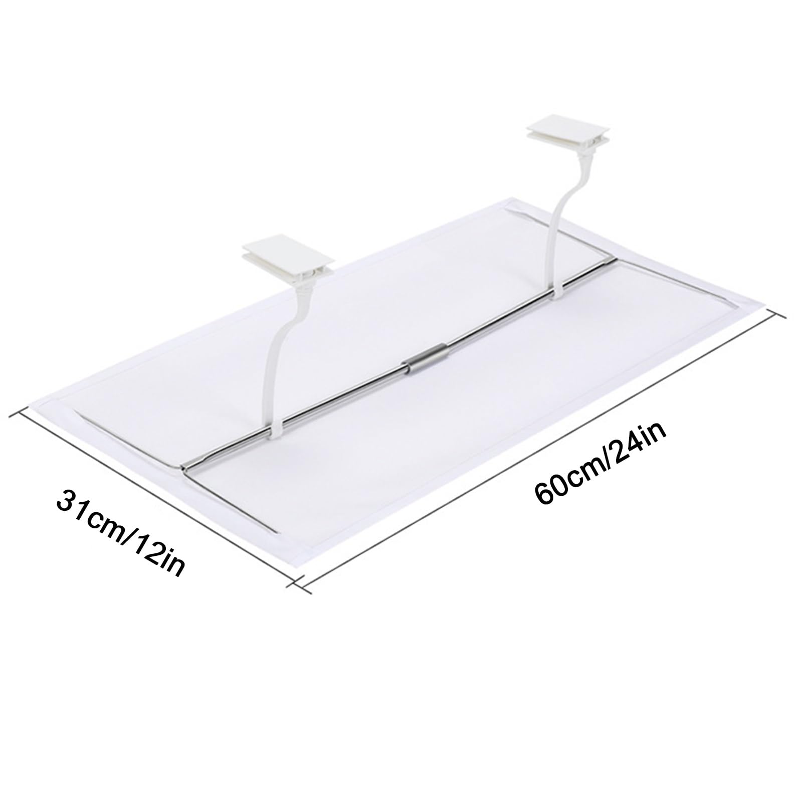 Desviador de aire acondicionado, deflector de ventilación para CA central, mejora la circulación de refrigeración y calefacción, evita la anticondensación con 4 piezas para un flujo de aire eficiente