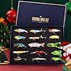 HALF CRESCEN Fishing Lures Kit for Diving Bass/Trout/Pike with Lifelike Action, Fishing Gear Set for 2025 Xmas (Gift Box 1) #1