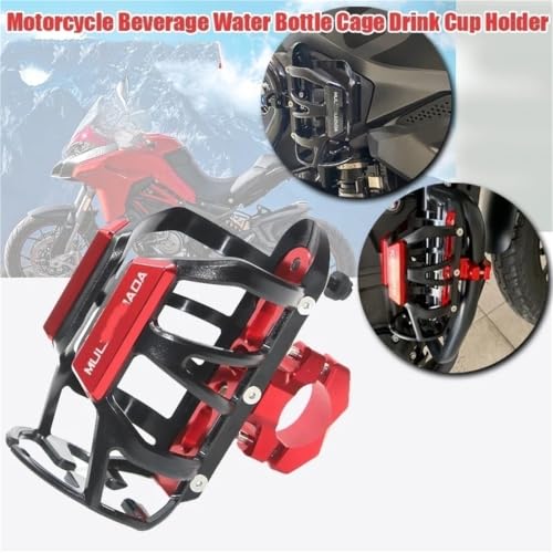 Porte-bouteille moto accessoire boisson support bouteille d'eau Multistrada 950