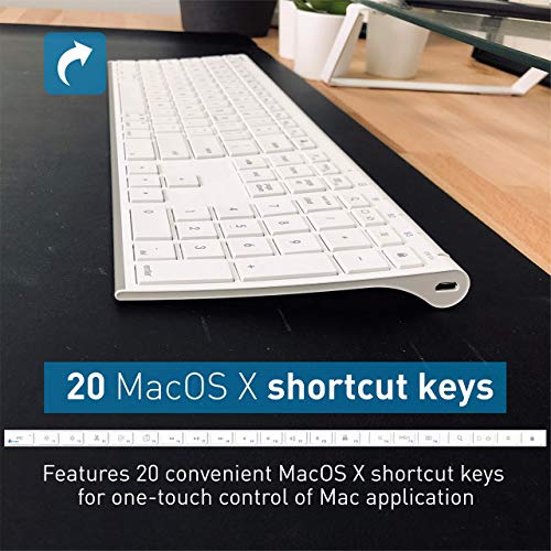 Macally Wireless Bluetooth Keyboard and a Sleek Durable Laptop Stand Improves Your Workspace