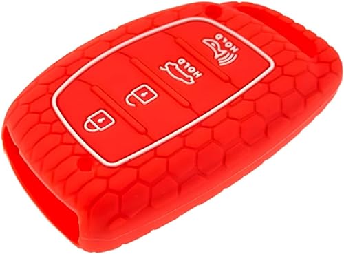 Miniatura 9 de Funda de goma de silicona compatible con Hyundai Elantra Elantra GT Ioniq Sonata Tucson 2016-2021 (no para llaves con botones de