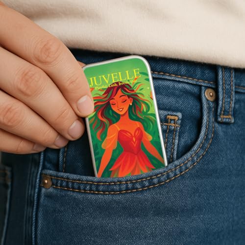 Image of Solid Perfume for Women Duo - Juvelle & Bloome (10g x 2, 20g) | Alcohol-Free Long-Lasting Perfume Balm | Fruity & Floral Fragrance | Pocket Travel Solid Perfume Gift Set for Women