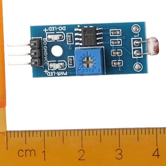LDR Photosensitive Sensor Module 10pcs Light Dependent Resistor Sensor Module Durable 3.3V-5V for Arduino