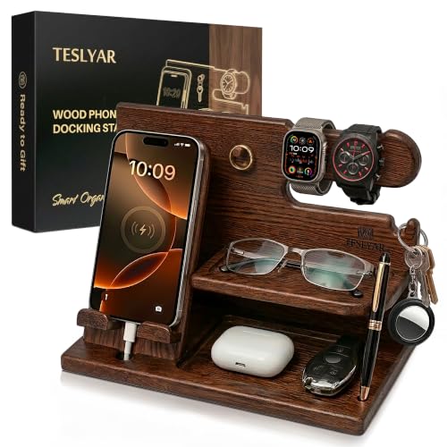 TESLYAR Wood Phone Dock