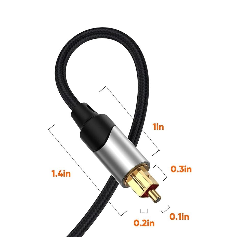 Digital Optical Audio Cable Braided Coaxial Cable AC3(1.5m)