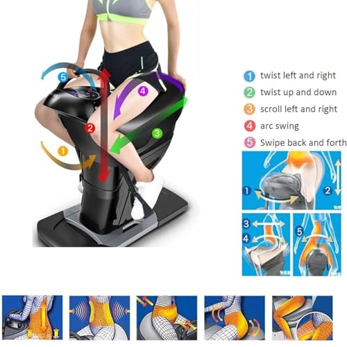 Image of Electric Horse Riding Machine, Abdominal Trainer with LCD Display for Buttocks and Thigh Exercise, Aerobic Fitness Device for Waist and Abdomen Muscles