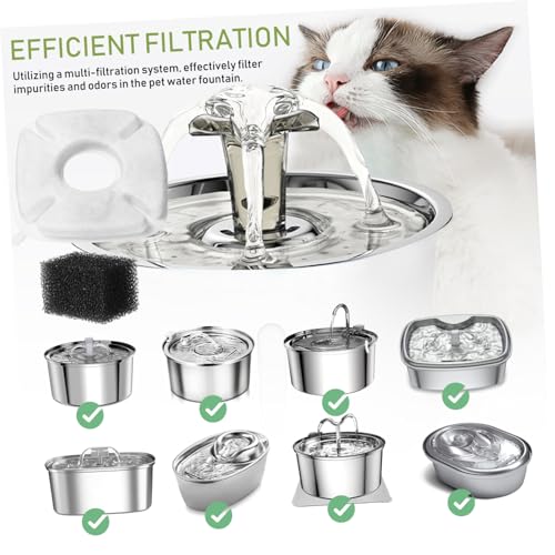 Filtros de repuesto para fuente de agua para mascotas miniatura 2