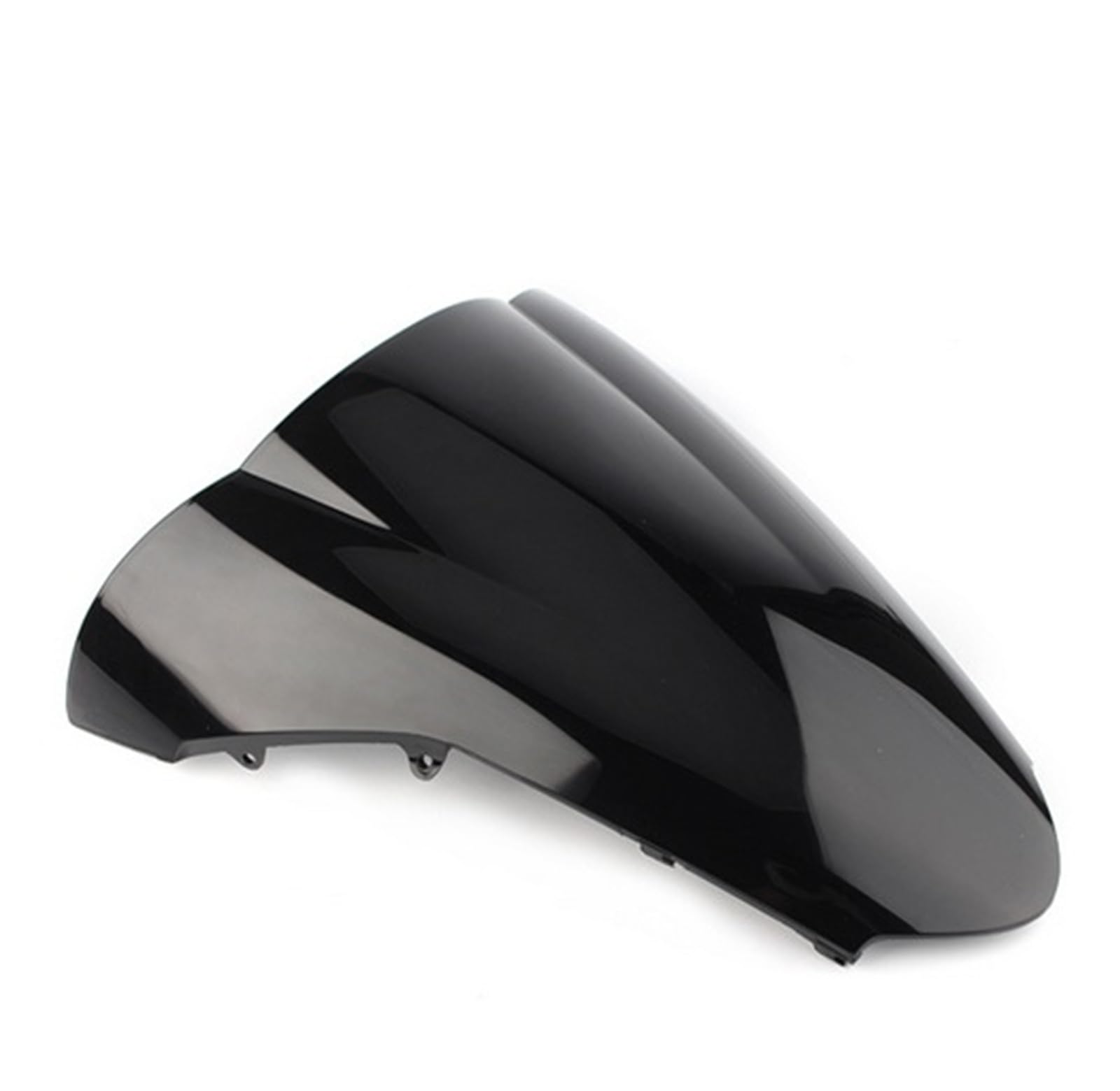 Parabrisas para VFR800 para VFR 800 2002-2012 Parabrisas Doble Burbuja Accesorios Deflectores Carenado Motocicleta Parabrisas Motocicleta carenado (Color : Negro)