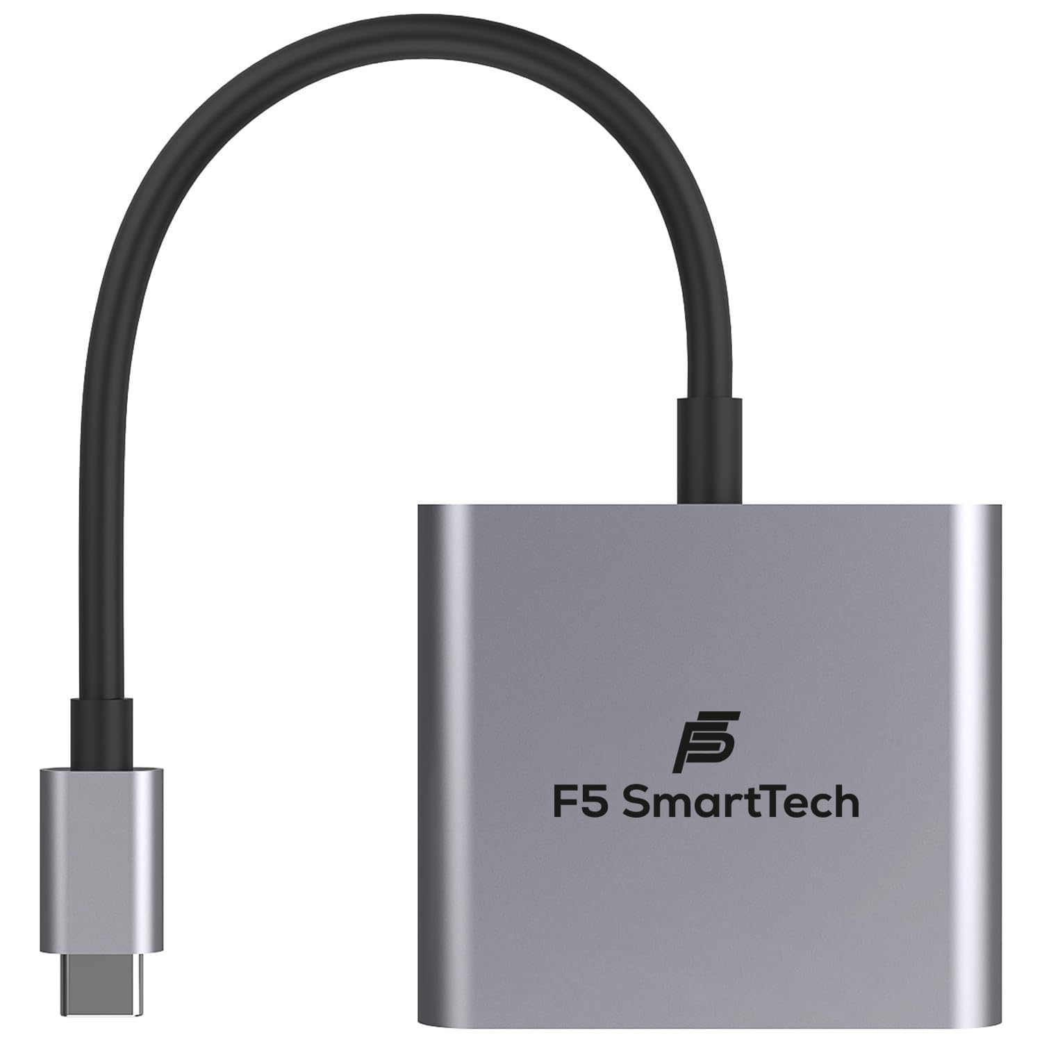 f5 smarttech 4K - 3 in 1 Digital Multiport Hub USB C to HDMI Converter with 3.0 USB Port and Type C 3.1 Charging Port for MacBook,ChromeBook Pixel,Samsung S8-picture-16
