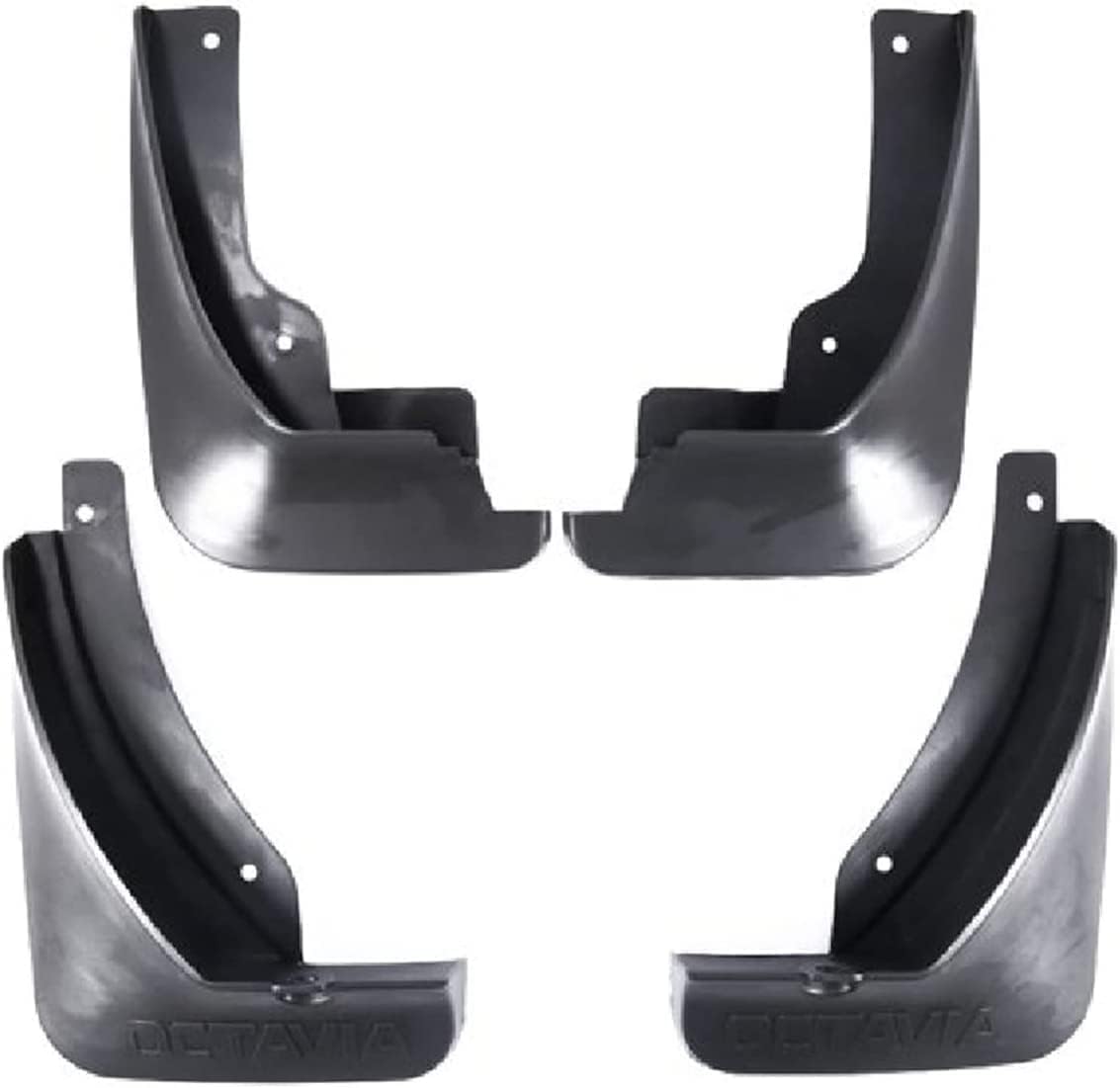 NYSLDSCO 4Pcs Premium Mud Flaps for Skoda Octavia 3 A7 MK3 5E 2013~2016 Front and Rear Splash Guards Durable Mudguards Protection Against Road Debris