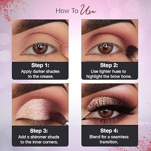 Image of SKINPLUS Ultimate 16 Colors Eyeshadow Palette Long Wearing And Easily Blendable Eye Makeup Palette Matte, Shimmery And Metallic Finish - Girl & Women [ DARK B]
