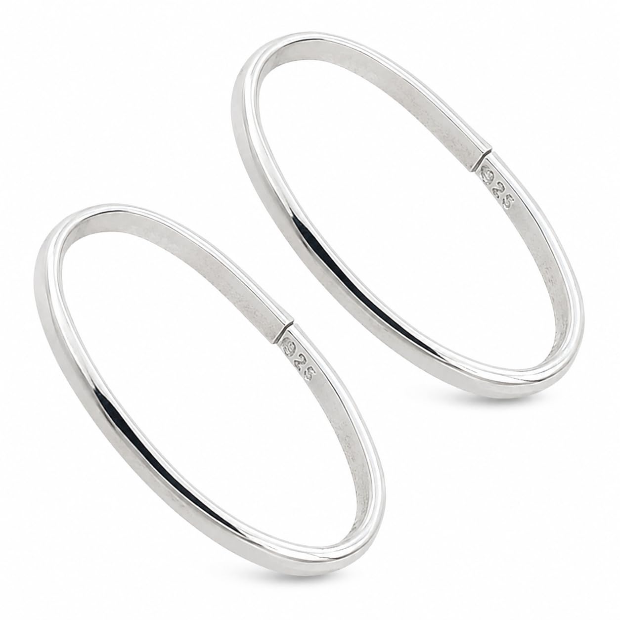 Exclusive Pure Silver (Chandi) Plain Design Toe Ring (Leg Thumb Ring) For Women ~ Pack in 2 Pieces-image-22