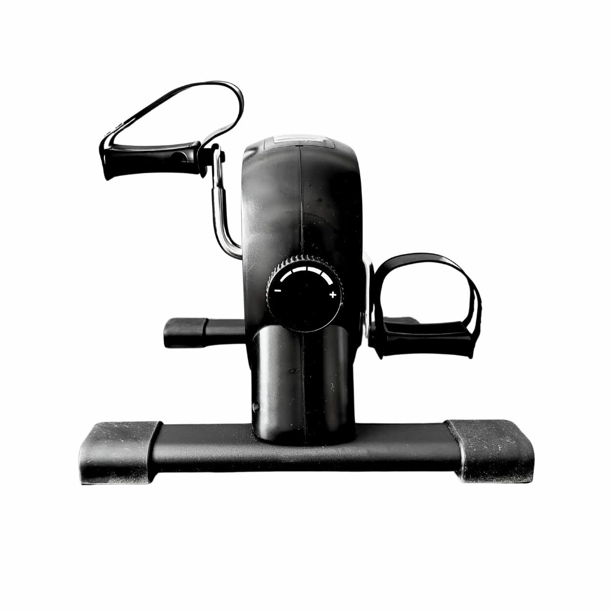 VANRAKSHAK Mini Exercise Bike - Compact Stationary Pedal Exerciser for Home & Office - Adjustable Resistance, Lightweight, Portable, & Easy to Use - Ideal for Leg & Arm Workout Black-image-39
