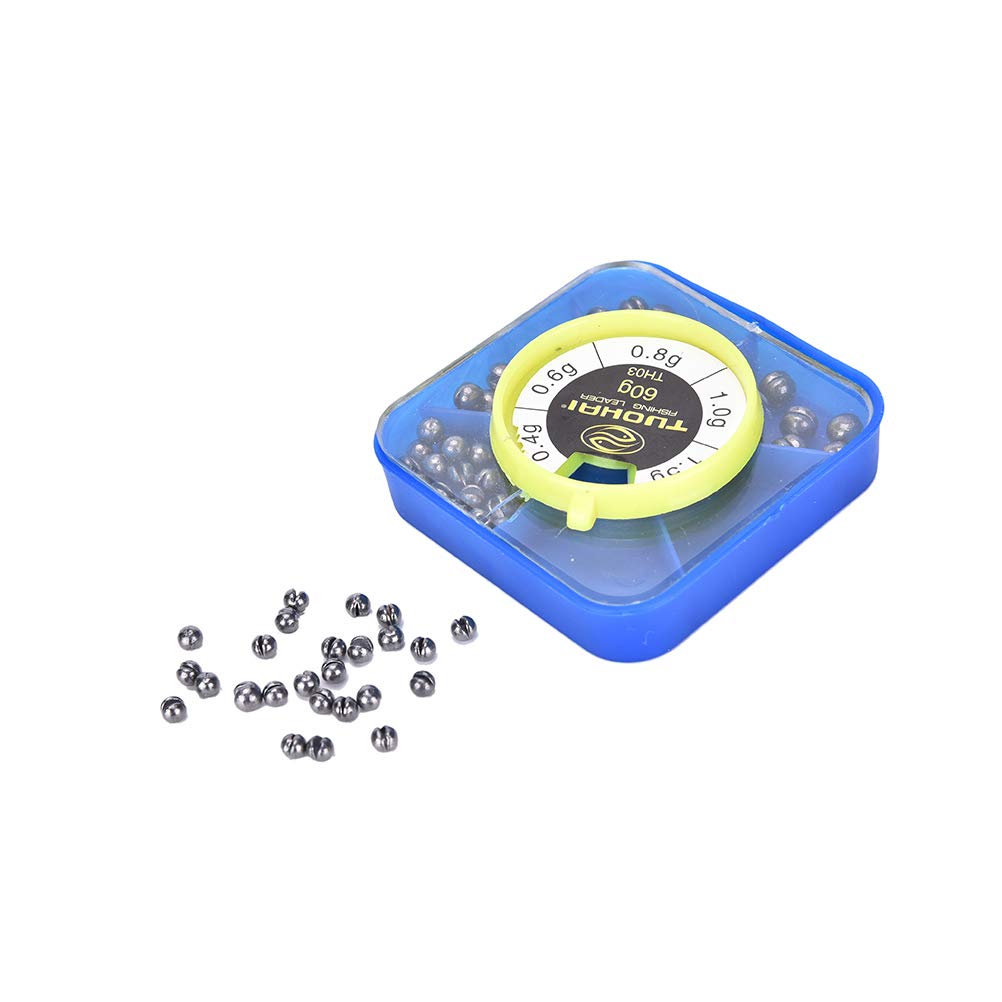 Buy 1 Box Round Opening Bite Lead 0.4g1.5g Hand Pinch Clamp Lead