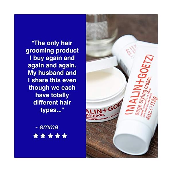 MALIN+GOETZ Women's Sage Styling Cream, White, 4 Fl Oz