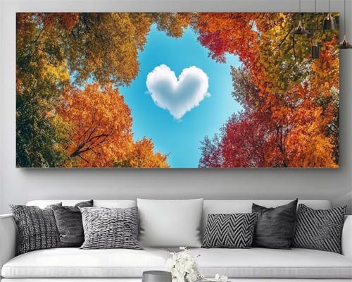 Broderie Diamant Arbre Amour pour illuminer la déco de votre salon