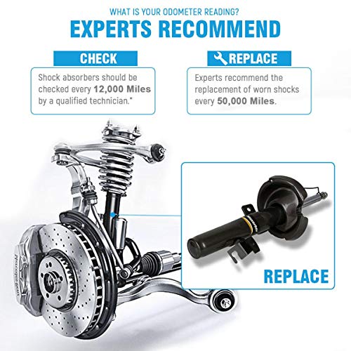 Maxorber Shocks Struts Absorber Front Set Compatible With C30 2008-2013 Compatible With S40 V50 05-11 Compatible With C70 06-13 Shock Absorber 334843 334842 1914842 1914843 #TOP4