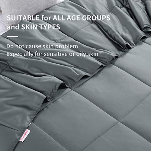 Hombys Lightweight Cooling Viscose From Bamboo King Size Comforter Down Alternative Duvet Insert, 100% Viscose Made From Bamboo, 8 Corner Tabs, All Season Soft Comforter For Hot Sleepers #TOP4