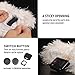 Faux Furry LED Rainbow Light Up Leg Warmers Hosiery for 80s Costumes Christmas Party (a pair)