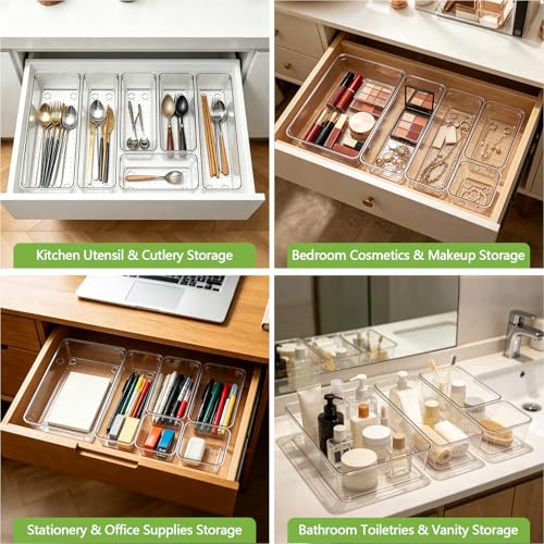 Rangement bureau et cuisine modulable avec 28 compartiments pratiques - 8