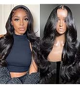 UNICE Wear and Go Glueless Wigs Body Wave Pre Cut Lace 6X4.5 HD Lace Front Wigs Human Hair Pre Pl...