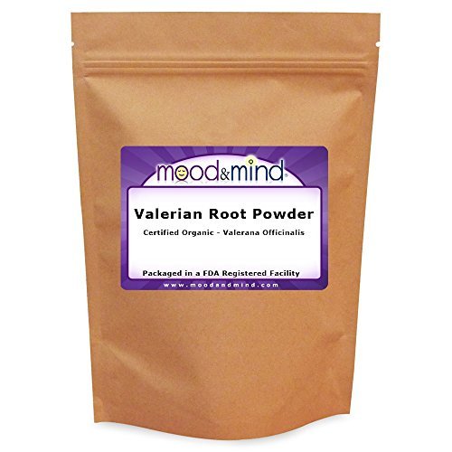 Organic Valerian Root Powder - Valeriana Officinalis (Mood & Mind) 4 oz. (112g.) 3.92 Ounce (Pack of 1)