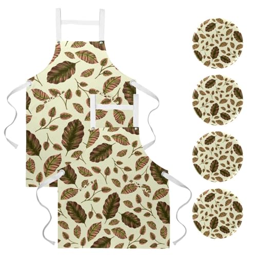 Tablier de cuisine pour pâtisserie et nettoyage lot de 2