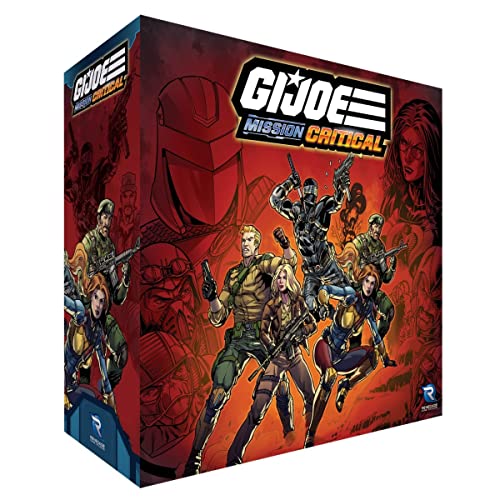 Juego de Mesa G.I. Joe Mission Critical de Renegade Game Studios, Juego Estratégico Cooperativo de Rol para 1 a 5 Jugadores, Edad Recomendada: 14+ Años, con Héroes Icónicos como Snake Eyes y Scarlett, Partidas de 60 Minutos miniatura 1