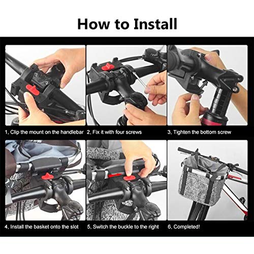 Festnight Cesta destacável da bicicleta Frente da bicicleta Transportadora para animais de estimação