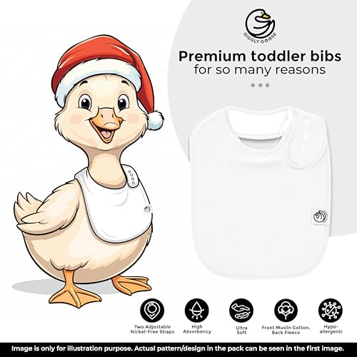 Image of Premium 3-Pack Drooling Bibs for Babies (Both Boys & Girls)