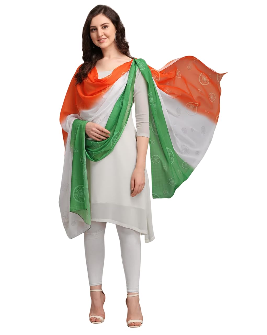 xomantic fashion Tri Color Tiranga Dupatta-picture-44