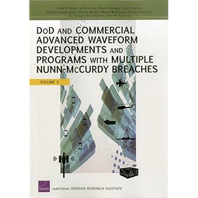 DOD and Commercial Advanced Waveform Developments and Programs with Nunn-Mccurdy Breaches