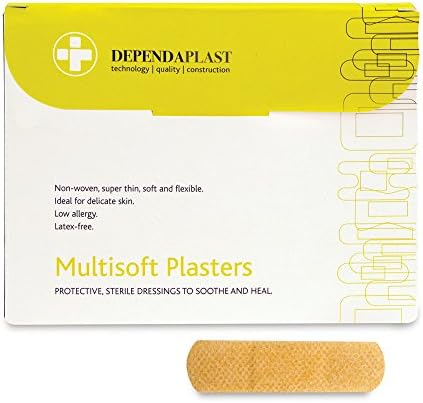 Dependaplast REL521 Multisoft Plaster, 4 cm x 4 cm (Pack of 100)