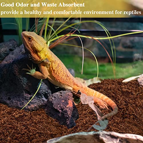 Image of ZeeDix 2 Pack Coconut Fiber Substrate, Premium Coco Coir Reptile Substrate | 100% Coconut Husk Terrarium Bedding for Reptiles, Tortoise, Bearded Dragon, Gecko, Snake, Hermit Crabs, Frogs, Tarantula