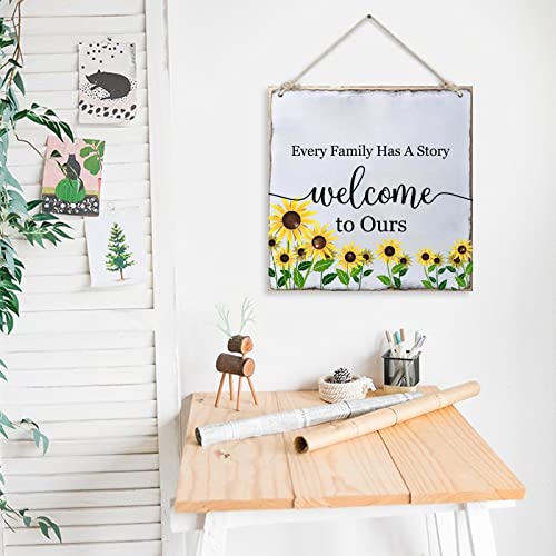 Plaque en bois tournesol de 41cm pour décoration murale rustique de maison