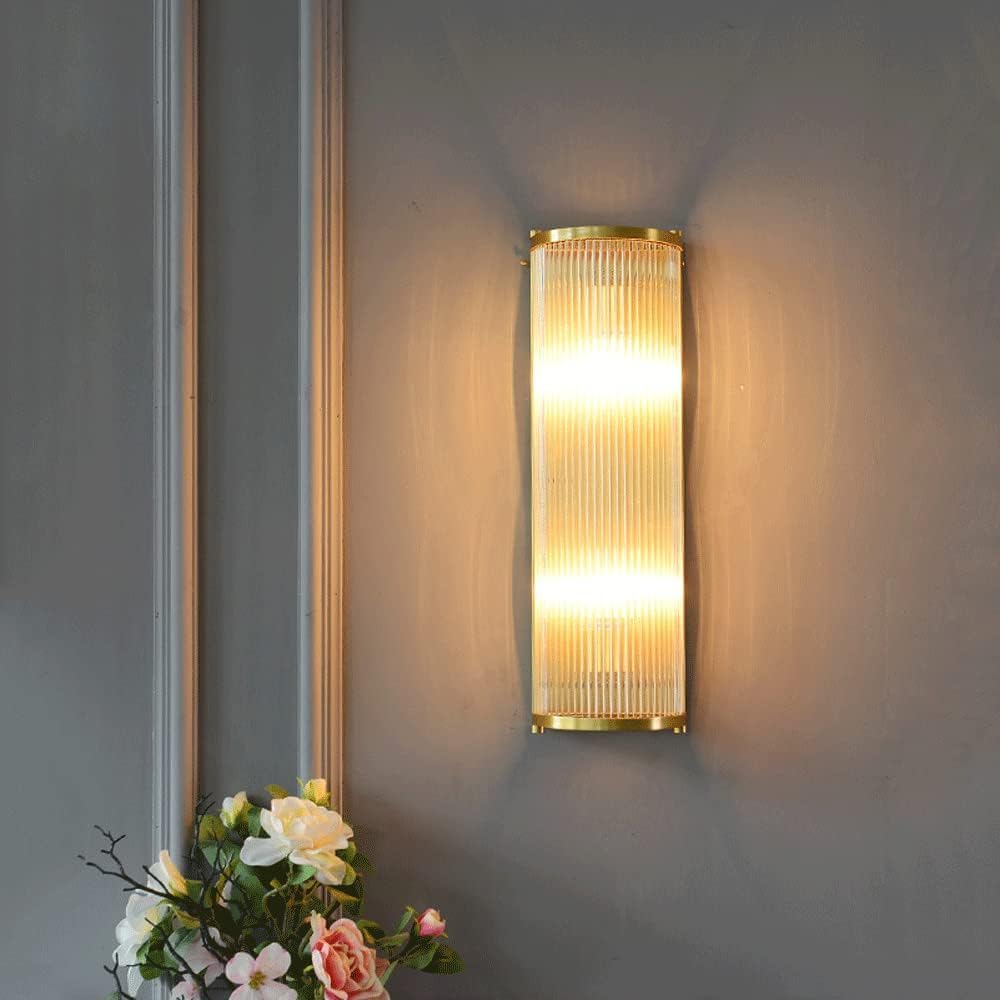 Lampada da Parete Moderna in Rame - Lampada da Sala da Pranzo postmoderna, Illuminazione a Sospensione per corridoio e Camera da Letto, Design elementare, Decorazione per la casa,