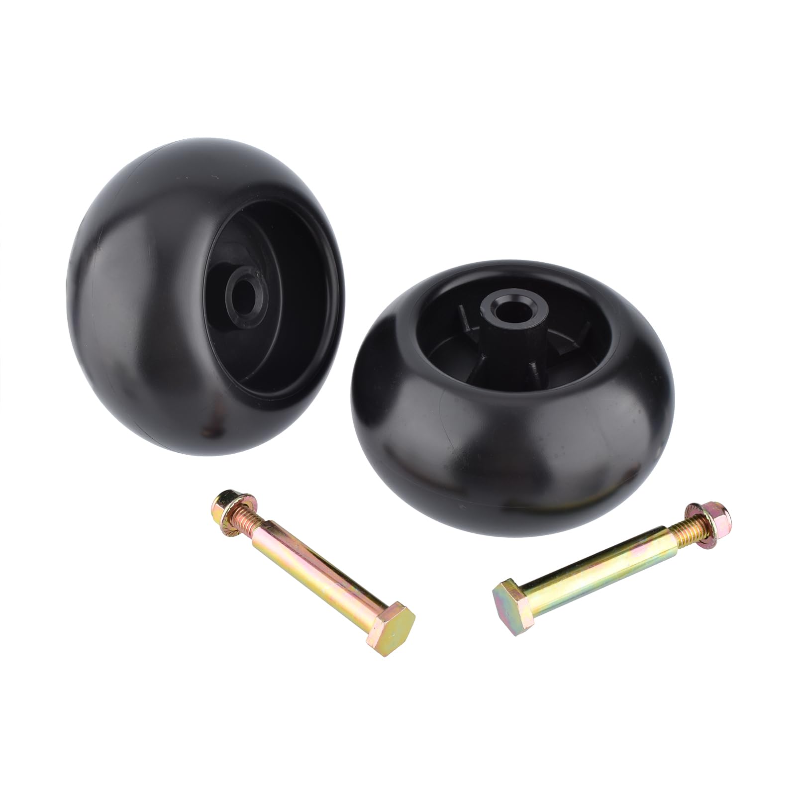 2 pièces Roue de pont avec matériel pour Craftsman Poulan pour Husqvarna pour MTD 734-03058 753-04856 Murray 92683 92265 pour John Deere M84690 Ariens 03471700 03905