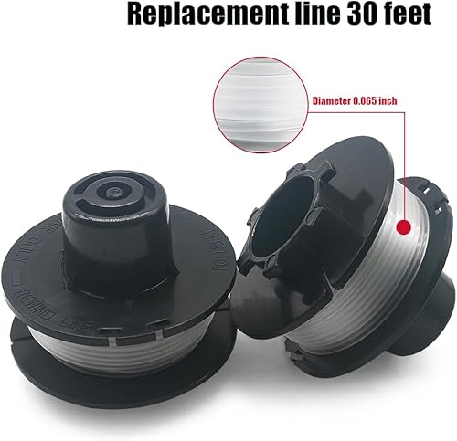 Miniatura 6 de MADAT 88175 Línea de carrete de recortadora de 30 pies 0.065 pulgadas para Toro 51256 51301 51302 51303 51304 51305 51307 51308 51309 51324 51326