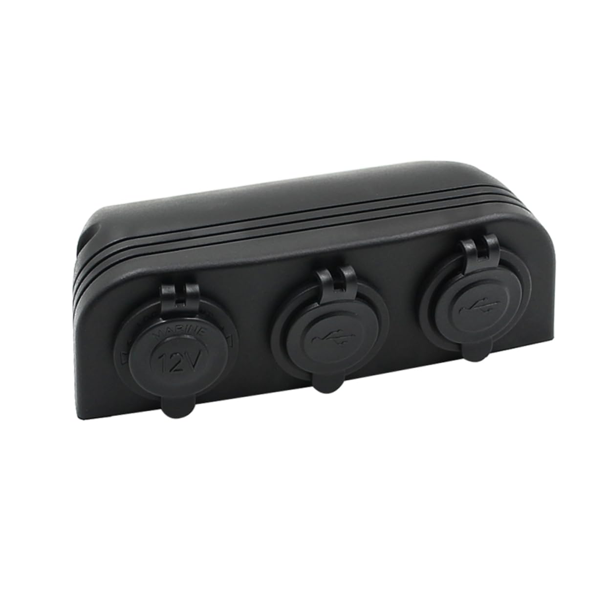 DOITOOL Coche con 4 Puertos USB Adaptador 12-24v Carga Rápida Protección Ipx4 Fácil Instalación