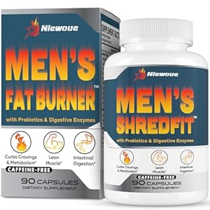 Thermogenic Fat Burner for Men, GLP-I Supplement Weight Loss, Premium Appetite Suppressant, Appetite Control, Metabolism Booster for Weight Loss, Energy, Weight Loss Supplement for Men – 90 Capsules